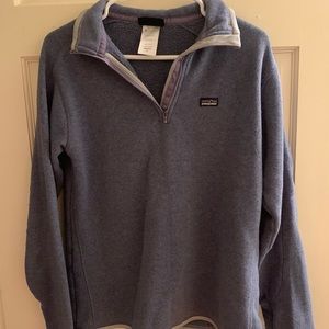 Patagonia purple zip-up